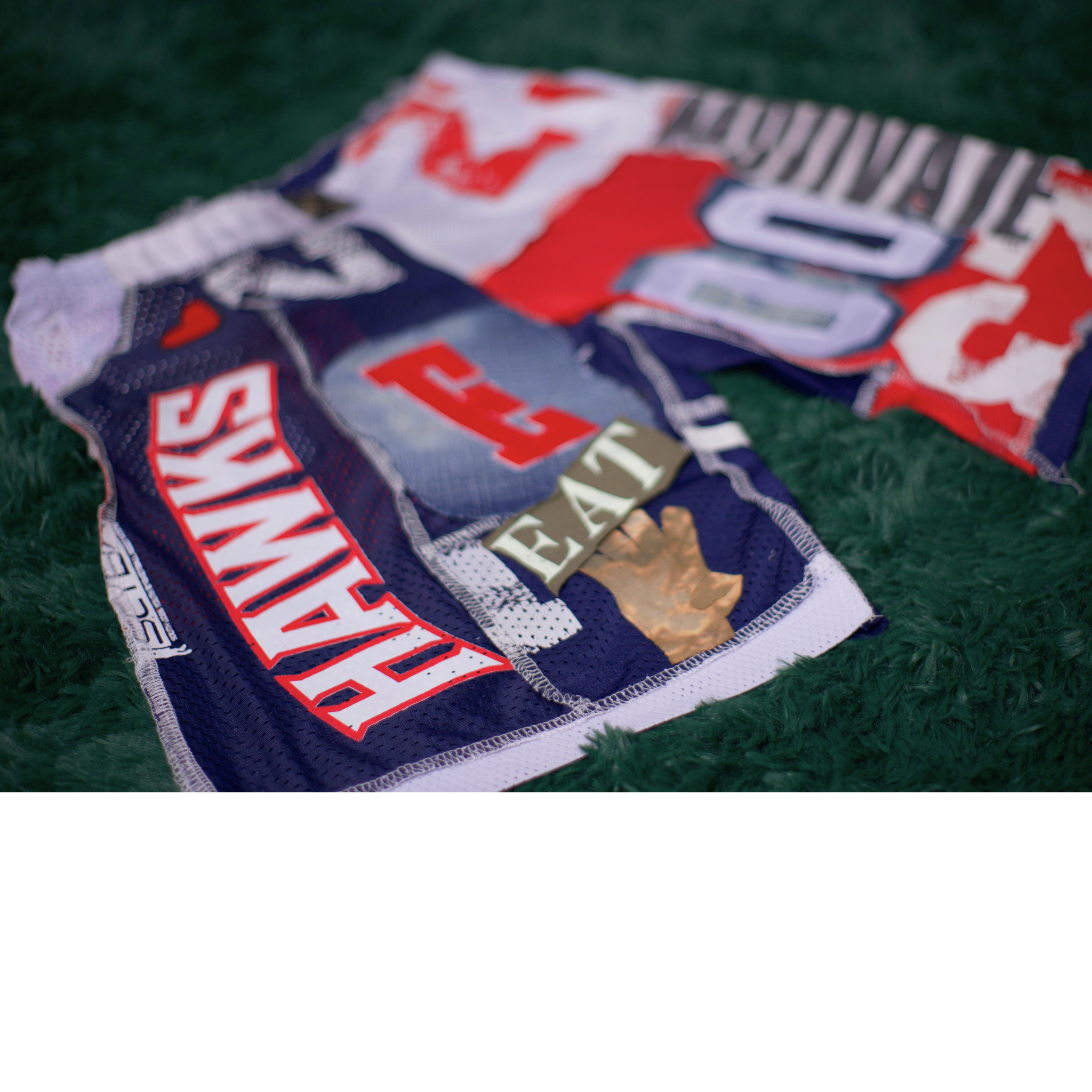 Patchwork Jersey Shorts