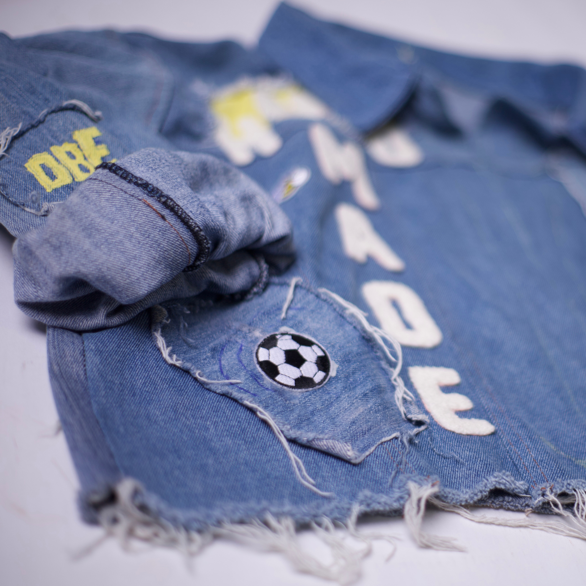 "HAND MADE DENIM JACKET"