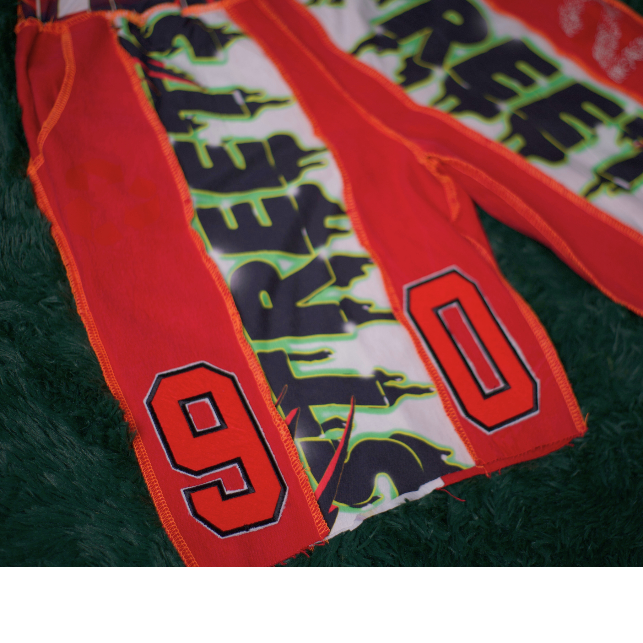 Streets Red Denim Shorts