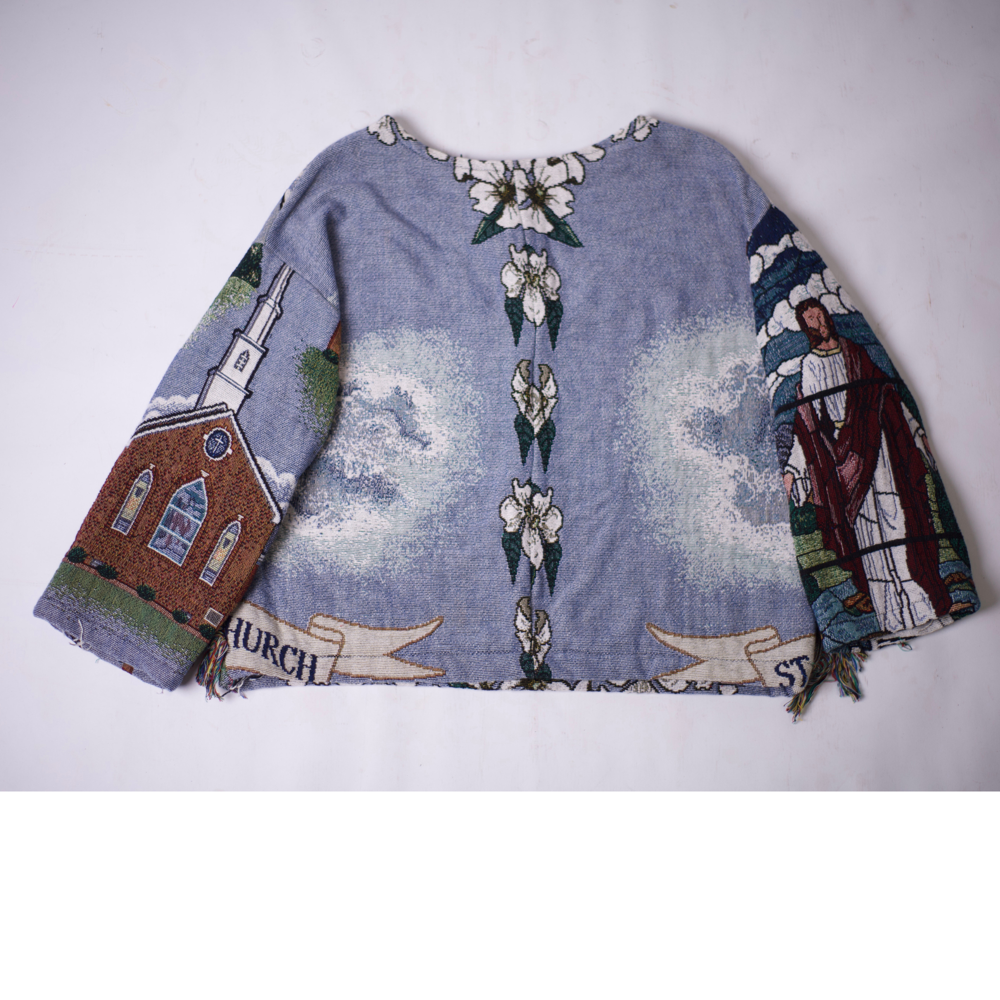 Religious Tapestry Sweater